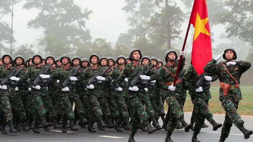Hơn 5.000 chiến sĩ hợp luyện diễu binh, diễu hành