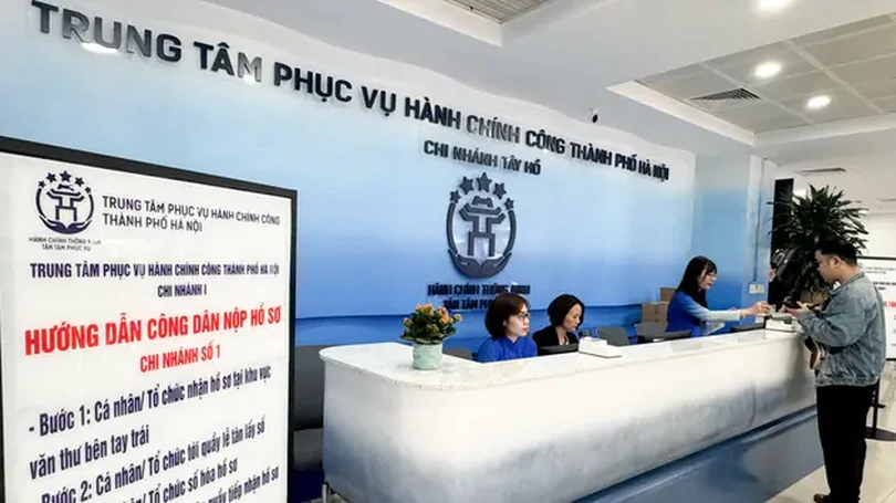 Hà Nội có thêm chi nhánh phục vụ hành chính công