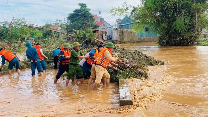 Lực lượng công an chủ động ứng phó thiên tai