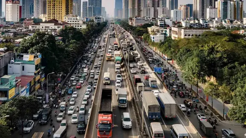 Phân luồng giao thông phục vụ sửa chữa đường Vành đai 3