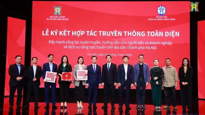 Đài Hà Nội hợp tác tuyên truyền dịch vụ hành chính công