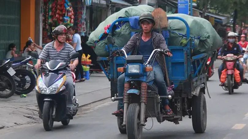 Xưởng sản xuất xe ba bánh tự chế lén lút hoạt động