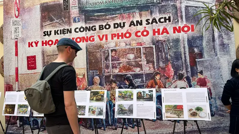 Ký họa hương vị phố cổ Hà Nội