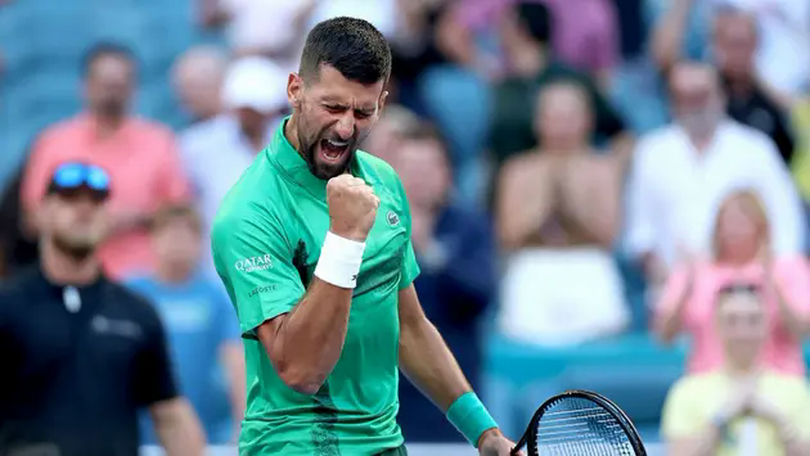 Novak Djokovic vào chung kết giải Miami Master