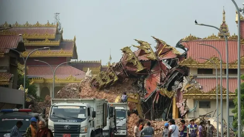 Myanmar nỗ lực giải cứu nạn nhân dưới đống đổ nát