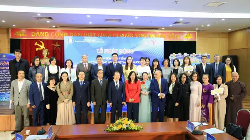 Phát động Ngày Tôn vinh tiếng Việt toàn cầu