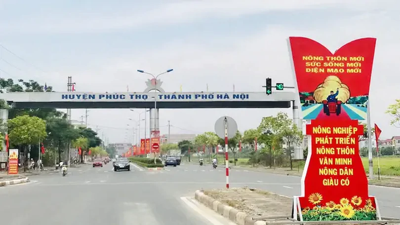 Huyện Phúc Thọ có thêm xã chuẩn nông thôn mới nâng cao