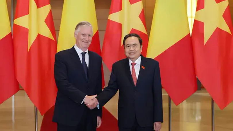 Chủ tịch Quốc hội Trần Thanh Mẫn hội kiến Nhà vua Bỉ