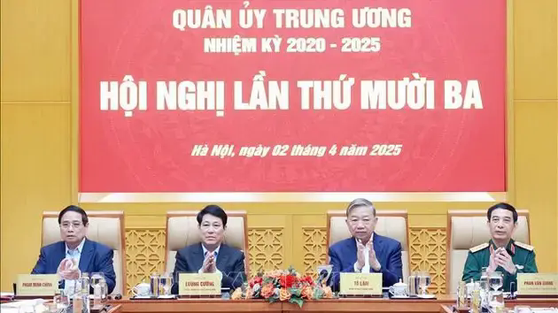 Tổng Bí thư Tô Lâm chủ trì Hội nghị Quân ủy Trung ương