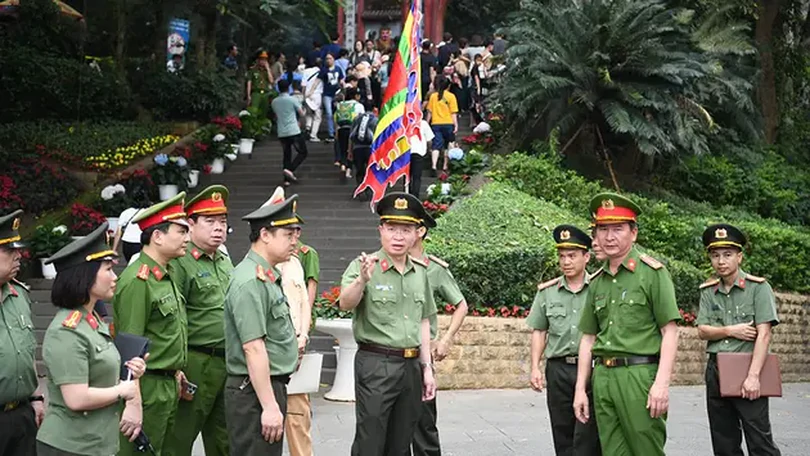 Đảm bảo trật tự ATGT dịp Giỗ Tổ Hùng Vương