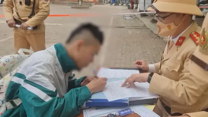 Tập trung xử lý vi phạm giao thông nhóm tuổi học sinh