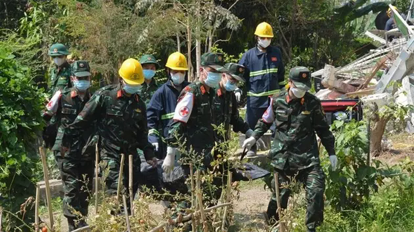 Những người lính Việt Nam tham gia hỗ trợ Myanmar