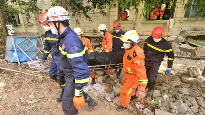 Đoàn cứu hộ Việt Nam tìm được bốn nạn nhân tại Myanmar