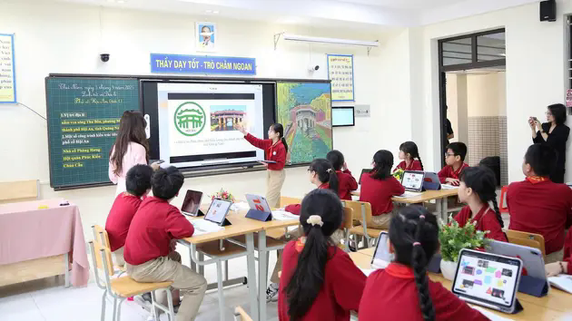 Ba Đình chú trọng xây dựng trường học thông minh