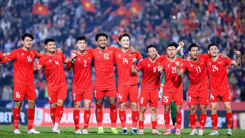 Tuyển Việt Nam tăng năm bậc trên BXH FIFA