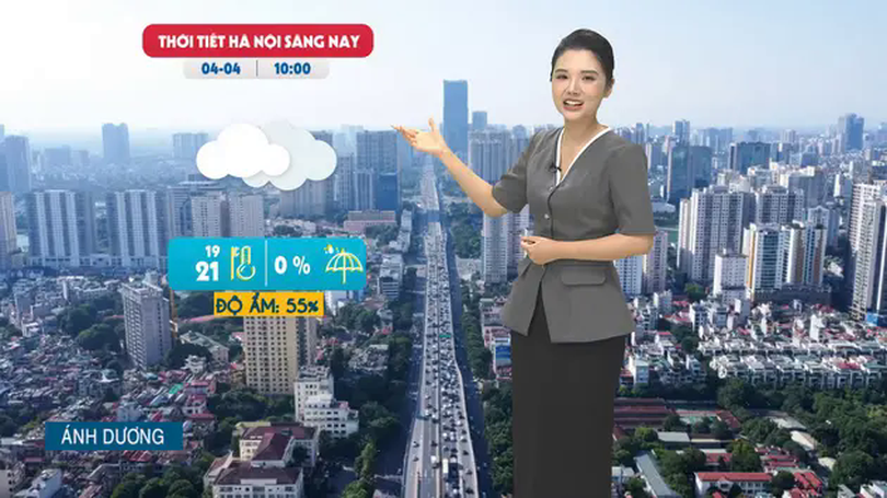 Dự báo thời tiết trưa | 04/04/2025