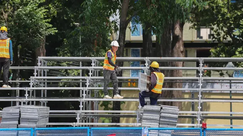 TP.HCM gấp rút thi công các hạng mục phục vụ đại lễ 30/4