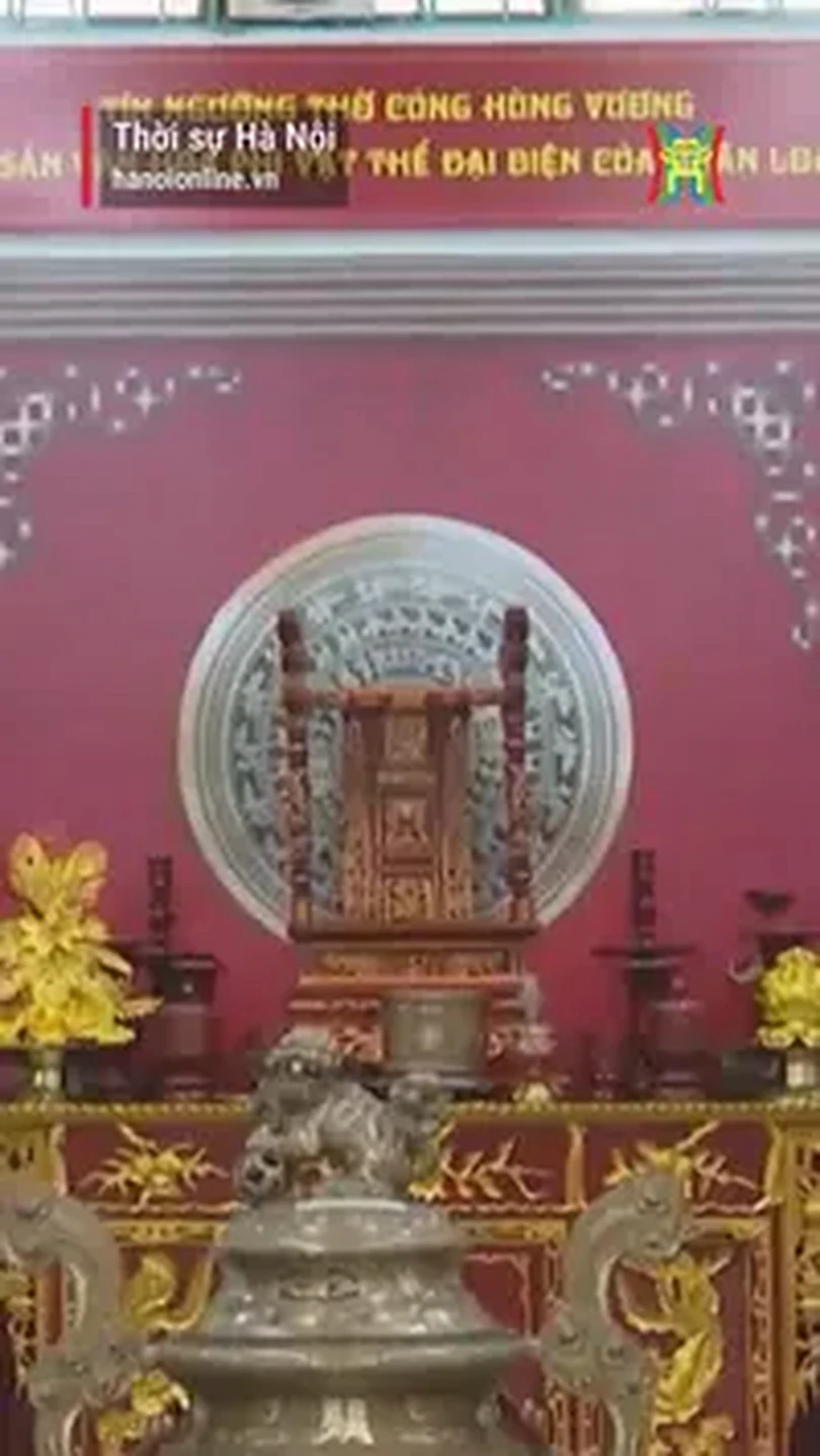 Độc đáo tín ngưỡng thờ cúng Hùng Vương