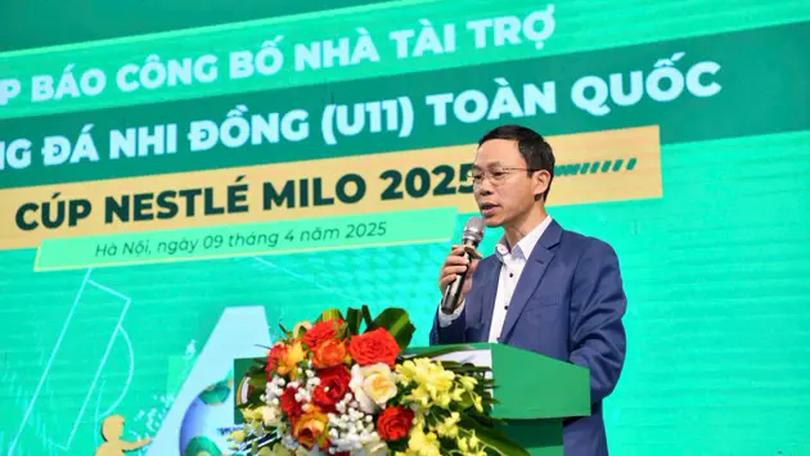 Lễ công bố Giải Bóng đá Nhi đồng U11 toàn quốc 2025