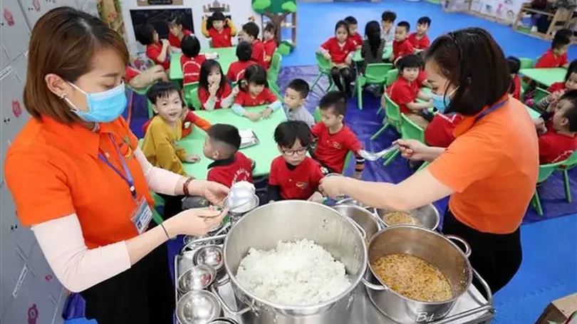 Đảm bảo an toàn thực phẩm bếp ăn trường học