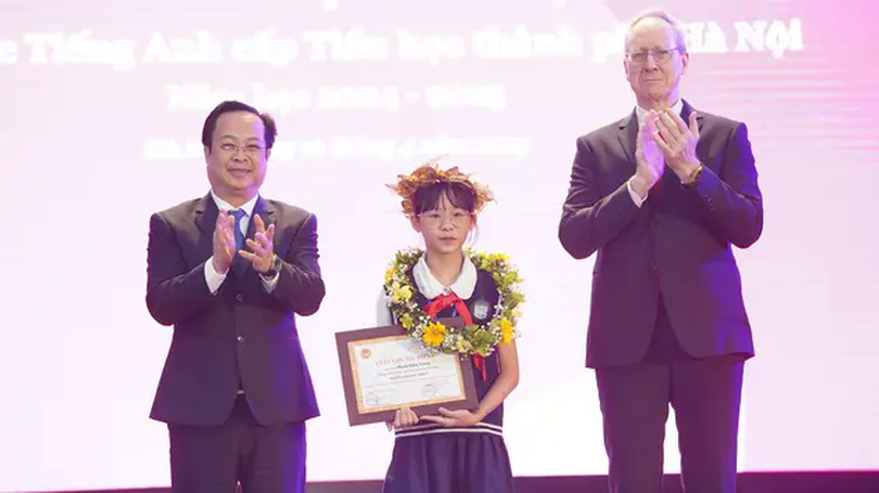 203 học sinh đạt giải Olympic Tiếng Anh cấp tiểu học