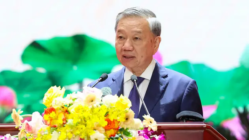 Tổng Bí thư gặp mặt cán bộ lão thành cách mạng