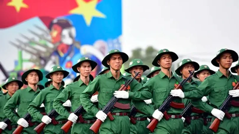 Hợp luyện diễu binh đợt cuối trước lễ kỷ niệm 30/4