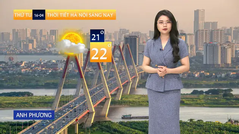 Dự báo thời tiết trưa | 16/04/2025