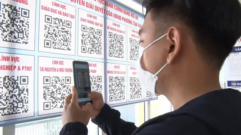 Ứng dụng QR code trong giải quyết thủ tục hành chính | Cải cách hành chính | 16/04/2025