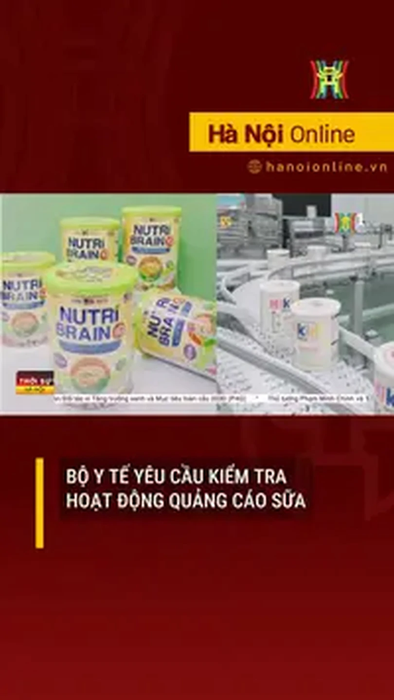 Bộ Y tế yêu cầu kiểm tra hoạt động quảng cáo sữa