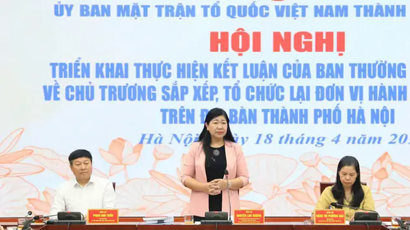 Hà Nội hoàn thành lấy ý kiến sắp xếp bộ máy trước 21/4
