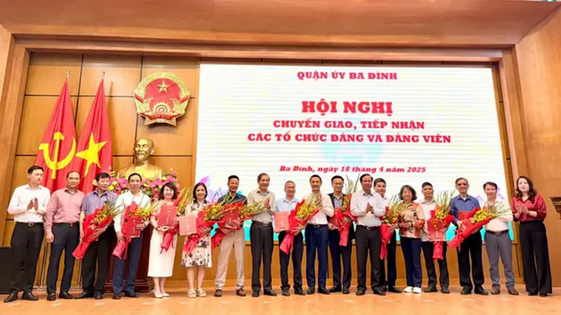 Đảng bộ quận Ba Đình có 82 tổ chức cơ sở Đảng