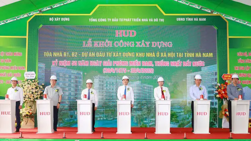 Khởi công dự án NƠXH với 282 căn hộ tại Hà Nam