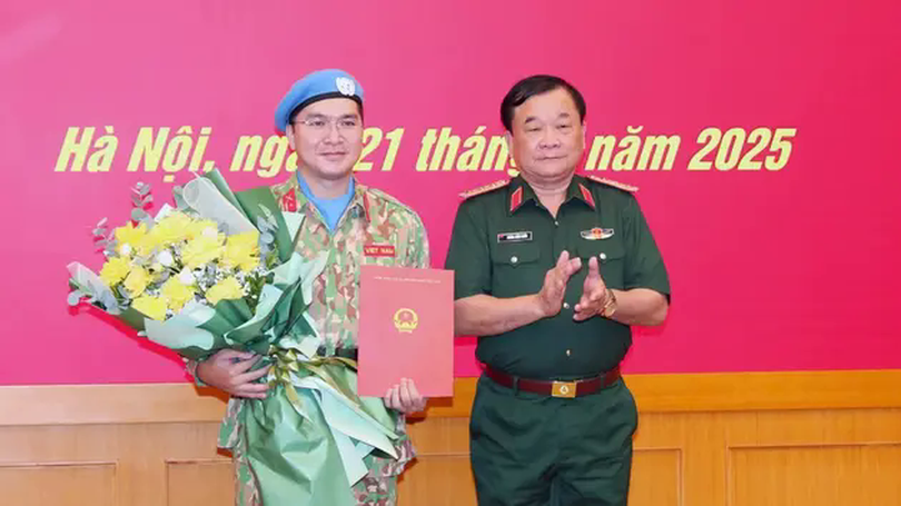 Việt Nam cử sĩ quan tham gia gìn giữ hòa bình LHQ