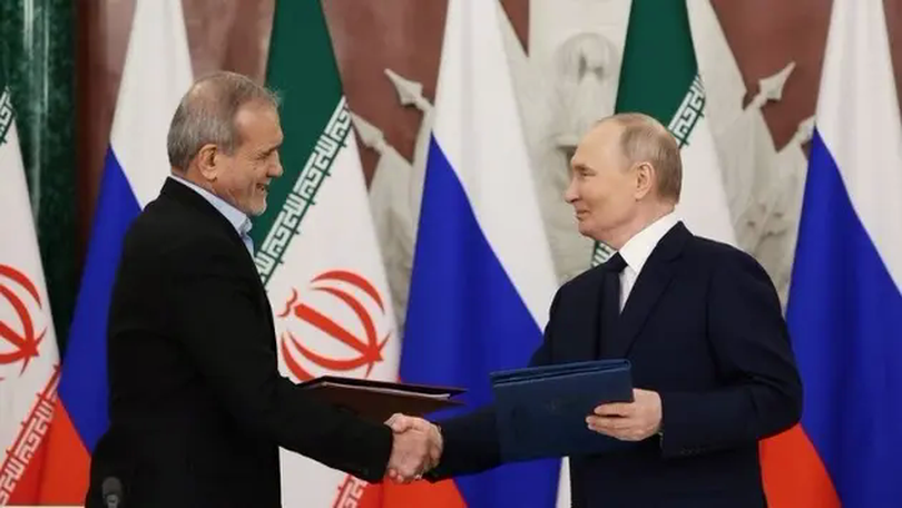 Tổng thống Nga Putin phê chuẩn hiệp ước chiến lược với Iran