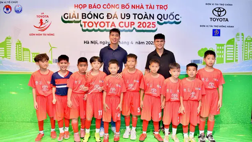 Công bố giải bóng đá U9 toàn quốc năm 2025