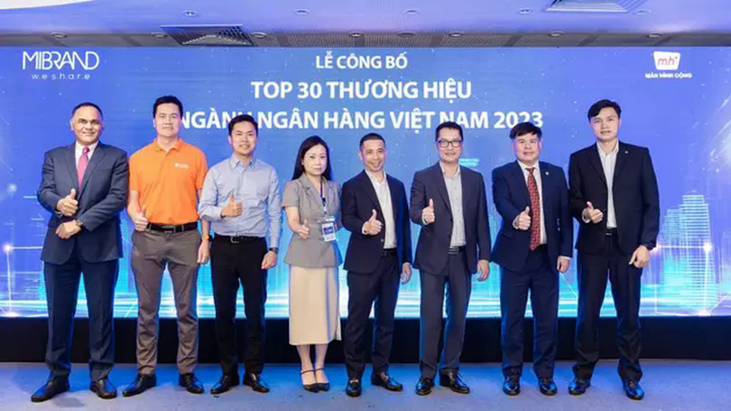 Top 30 thương hiệu ngân hàng mạnh nhất 2025