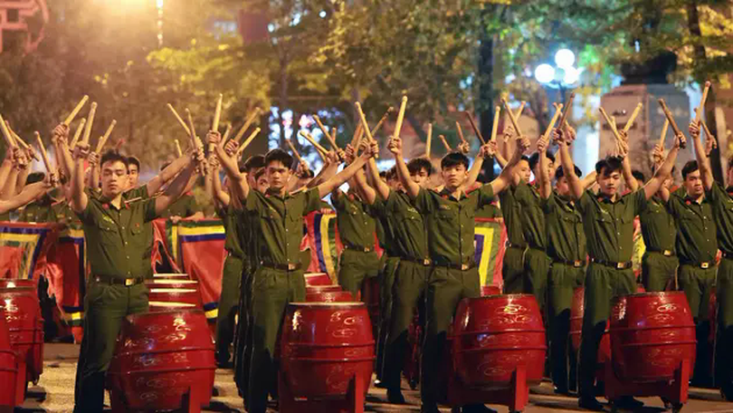 Gần 1.000 chiến sĩ dàn trống hội tham gia Lễ kỷ niệm 30/4