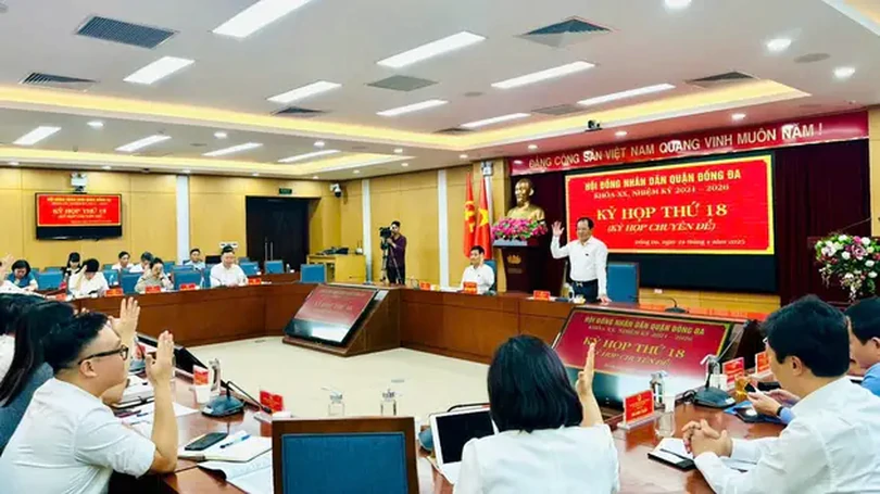 Quận Đống Đa thống nhất cao đơn vị mới sau sáp nhập