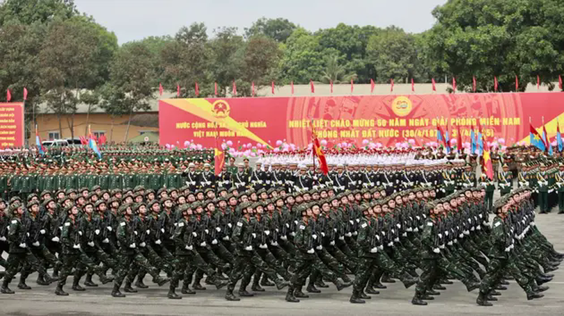 Sẵn sàng cho diễu binh, diễu hành mừng đại lễ 30/4