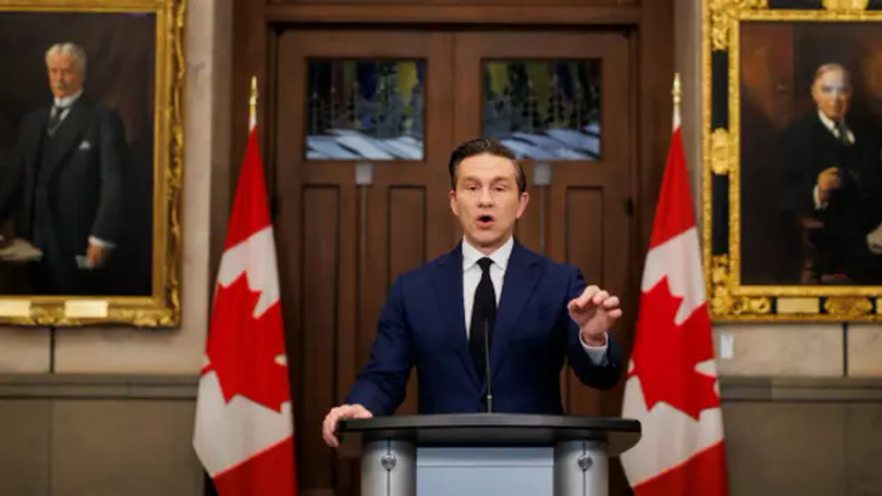 Ông Pierre Poilievre vận động phút chót trước thềm bầu cử Canada