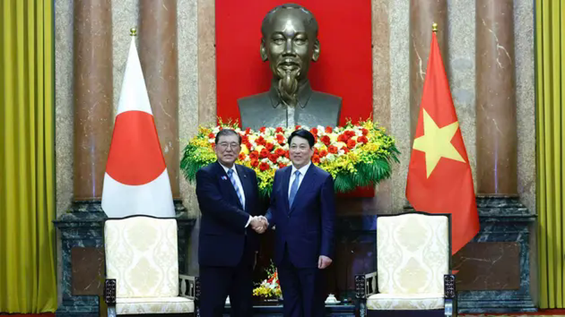 Chủ tịch nước Lương Cường tiếp Thủ tướng Nhật Bản