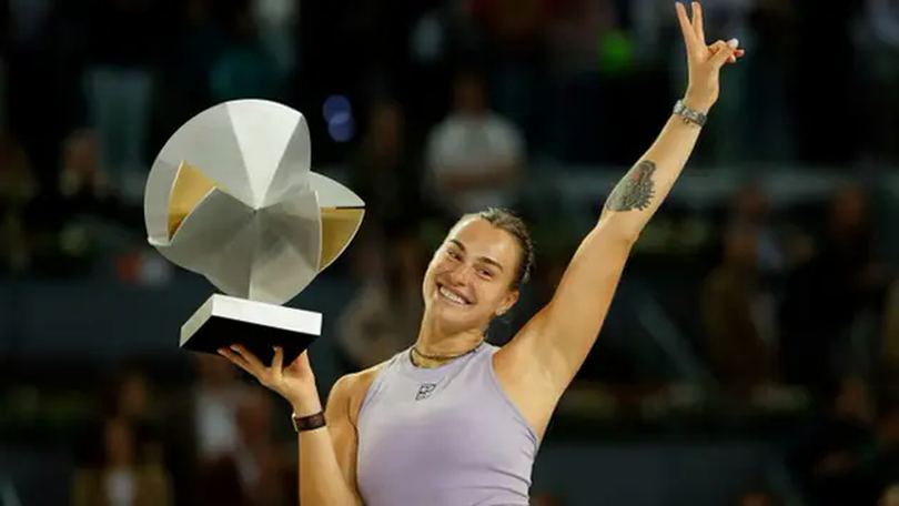 Aryna Sabalenka lần thứ ba lên ngôi ở Madrid Open