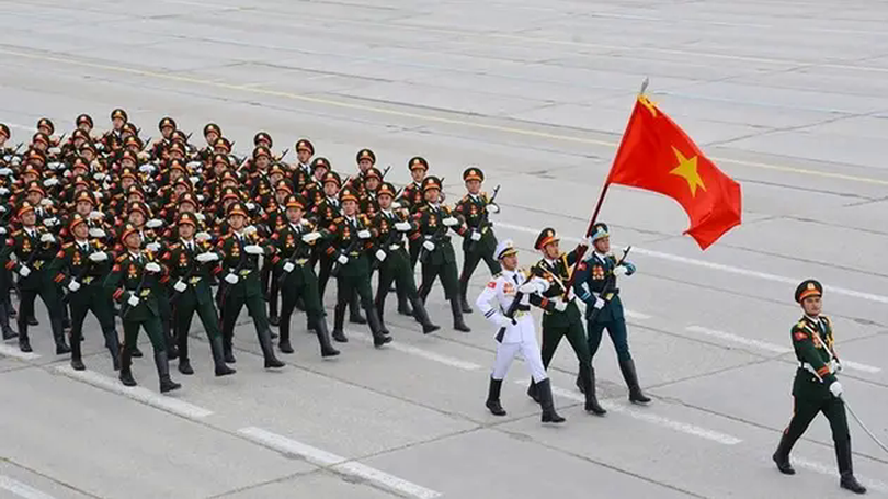 Quân đội nước ngoài tham dự sơ duyệt tại Quảng trường Đỏ