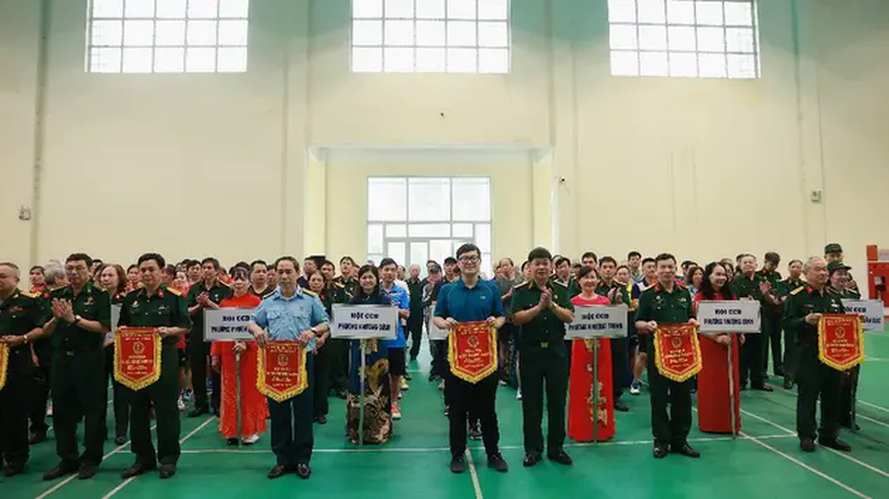 285 VĐV tham gia Hội khỏe Cựu chiến binh Thủ đô