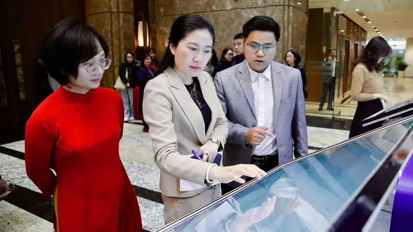 Nông dân Hà Nội hưởng ứng 'Bình dân học vụ số'