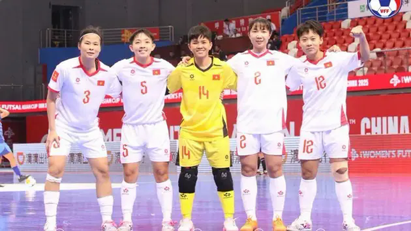 Việt Nam thắng trận thứ hai tại giải futsal nữ châu Á