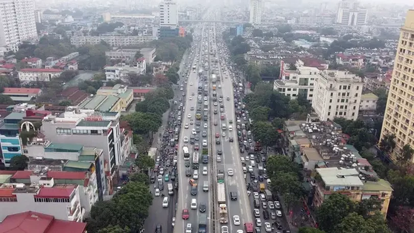 Phân luồng tổ chức giao thông sửa chữa đường Vành đai 3