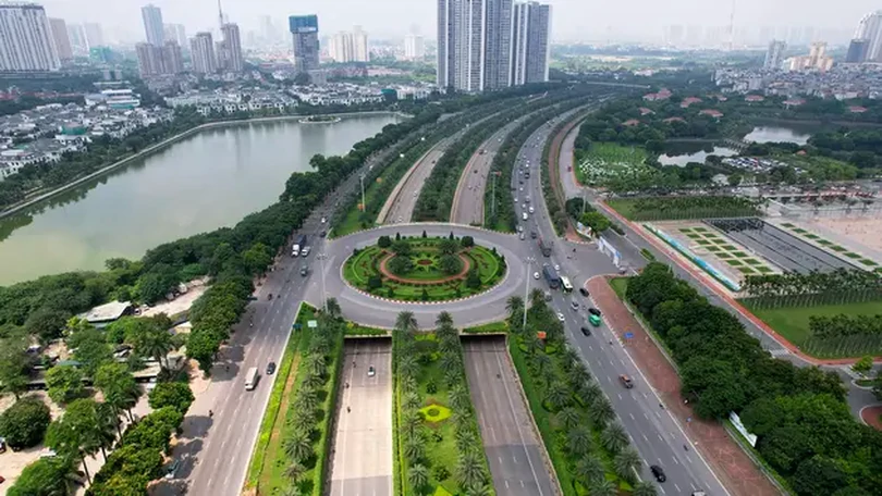 Hà Nội điều chỉnh giao thông trên đại lộ Thăng Long