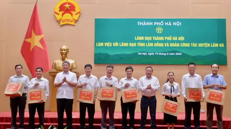 Hà Nội - huyện Lâm Hà hợp tác bền chặt